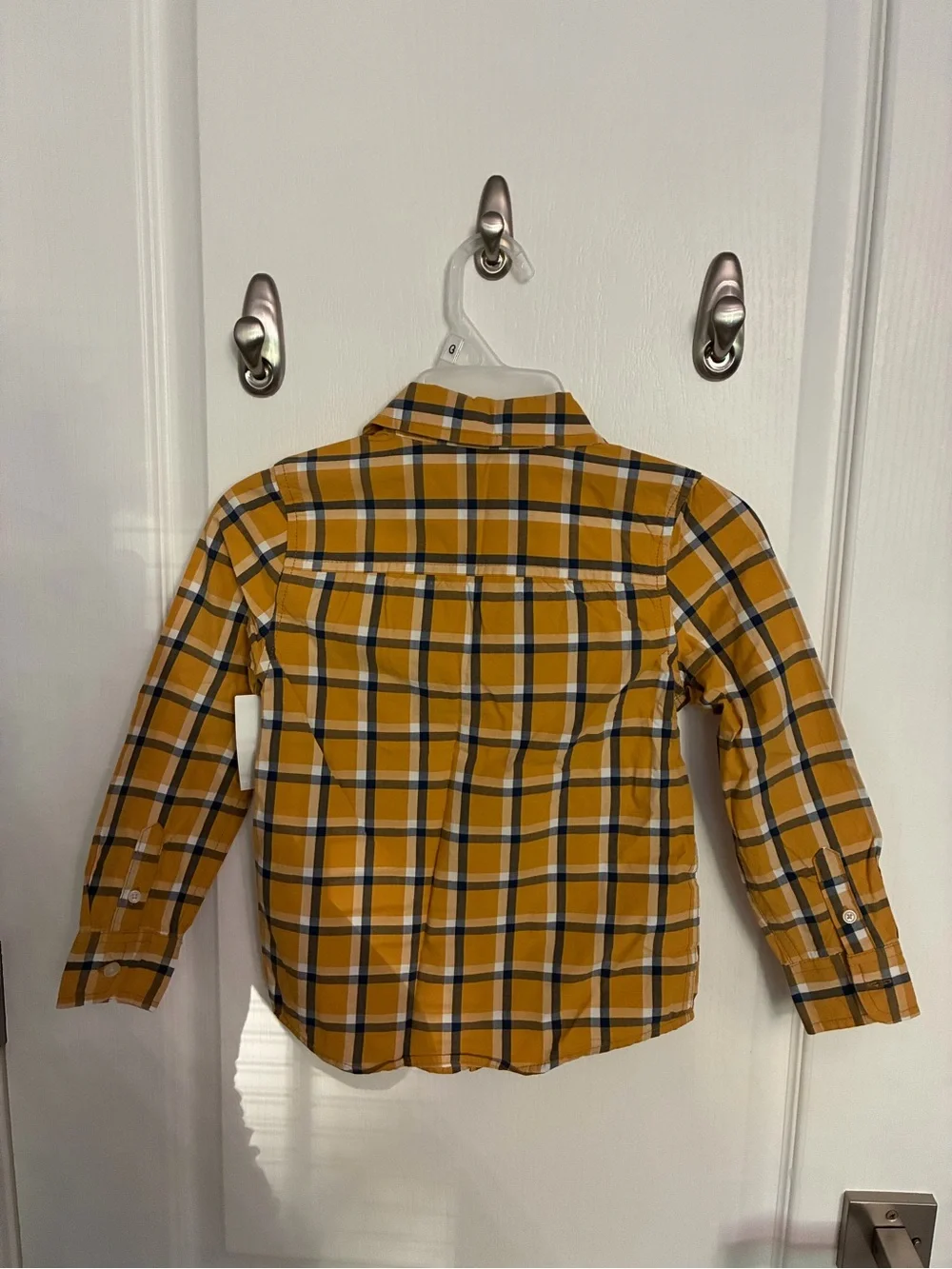 OshKosh B'gosh Yellow Plaid Button-Down Shirt